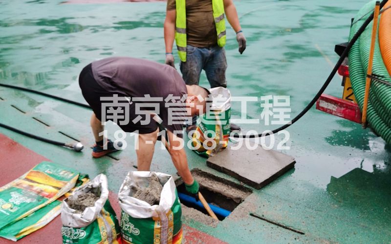 宣闸村管道清淤