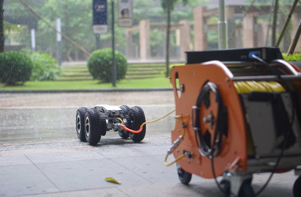 宣闸村管道检测机器人