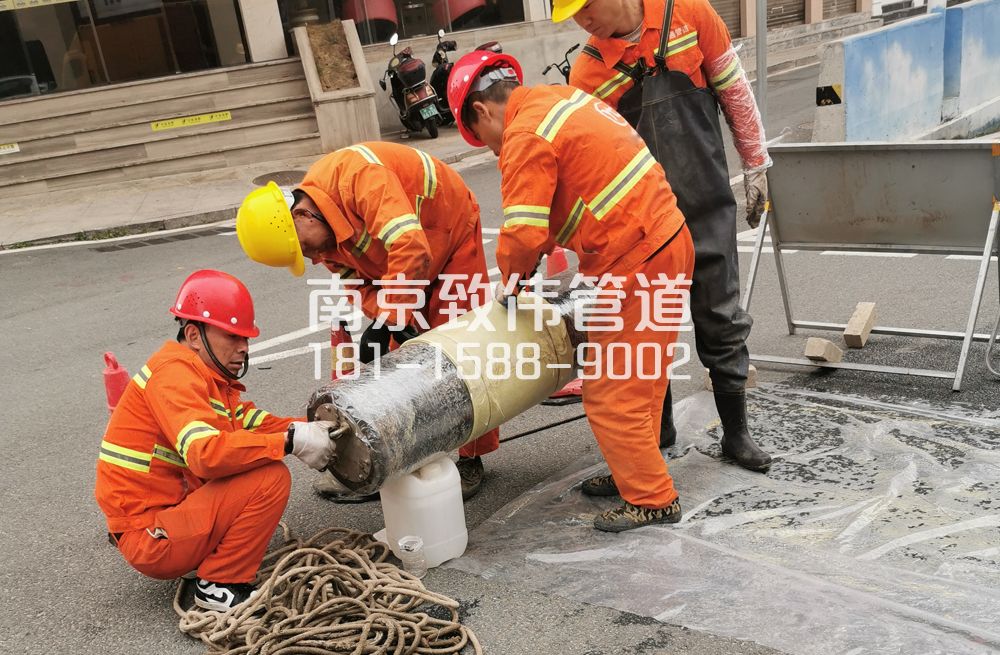 宣闸村管道修复