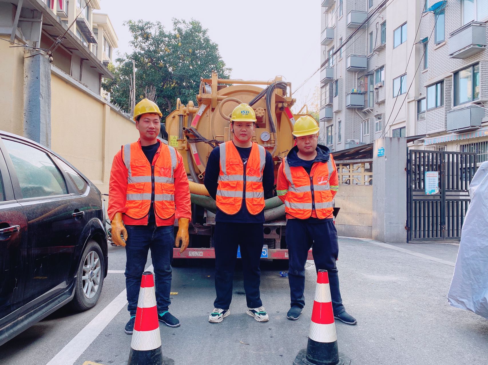 宣闸村南京某小区管道清淤检测施工