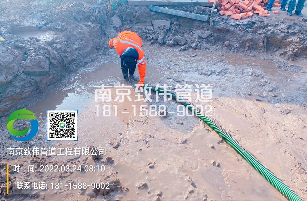 宣闸村工地泥浆清理